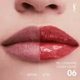 Yves Saint Laurent Loveshine Candy Glaze - Увлажняющий блеск для губ для женщин 6 Burgundy Temptation, 3 g — фото 5