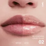 Yves Saint Laurent Loveshine Candy Glaze - Увлажняющий блеск для губ для женщин 44 Nude Lavalliere, оттенок 2 Healthy Glow Plumper — фото 5