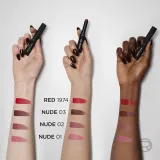 L’Oreal Paris x Mugler - Полуматовая помада с увлажняющим действием оттенок 02 Nude, 1 g — фото 6