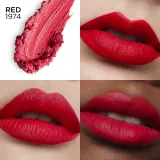 L’Oreal Paris x Mugler - Полуматовая помада с увлажняющим действием оттенок Red 1974, 1 g — фото 8