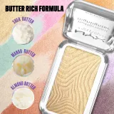 NYX Professional Makeup Buttermelt Highlighter - Розсветлитель оттенок butta than gold 25, 5 g — фото 5