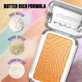 NYX Professional Makeup Buttermelt Highlighter - Розсветлитель оттенок butta bling 30, 5 g — фото 5