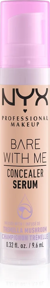 NYX Professional Makeup Bare With Me Concealer Serum - Корректор увлажняющий 2 в 1 оттенок 02 Light, 9 ml