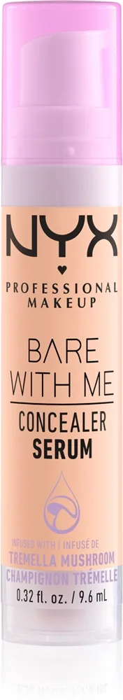 NYX Professional Makeup Bare With Me Concealer Serum - Корректор увлажняющий 2 в 1, 9 мл, оттенок 2.5 Medium Vanilla