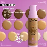 NYX Professional Makeup Bare With Me Concealer Serum - Корректор увлажняющий 2 в 1, 9 мл, оттенок 2.5 Medium Vanilla — фото 6