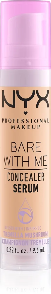 NYX Professional Makeup Bare With Me Concealer Serum - Корректор увлажняющий 2 в 1 оттенок 04 Beige, 9 ml