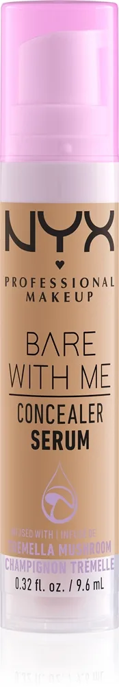 NYX Professional Makeup Bare With Me Concealer Serum - Корректор увлажняющий 2 в 1 оттенок 07 Medium, 9 ml