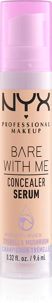 NYX Professional Makeup Bare With Me Concealer Serum - Корректор увлажняющий 2 в 1 оттенок 03 Vanilla, 9 ml