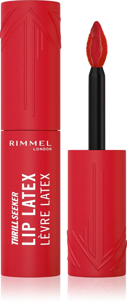 Rimmel Thrill Seeker Lip Latex - Помада в жидкой форме, 6 мл, оттенок 400 Rimmel Red