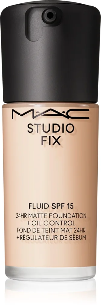 MAC Cosmetics Studio Fix Fluid SPF 15 24HR Matte Foundation + Oil Control - Тональная основа матирующая SPF 15, 30 мл, оттенок NC5