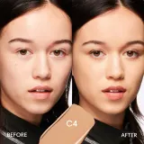 MAC Cosmetics Studio Fix Fluid SPF 15 24HR Matte Foundation + Oil Control - Тональная основа матирующая SPF 15 оттенок C4, 30 ml — фото 3