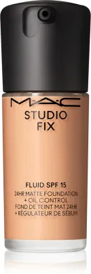 MAC Cosmetics Studio Fix Fluid SPF 15 24HR Matte Foundation + Oil Control - Тональная основа матирующая SPF 15, 30 мл