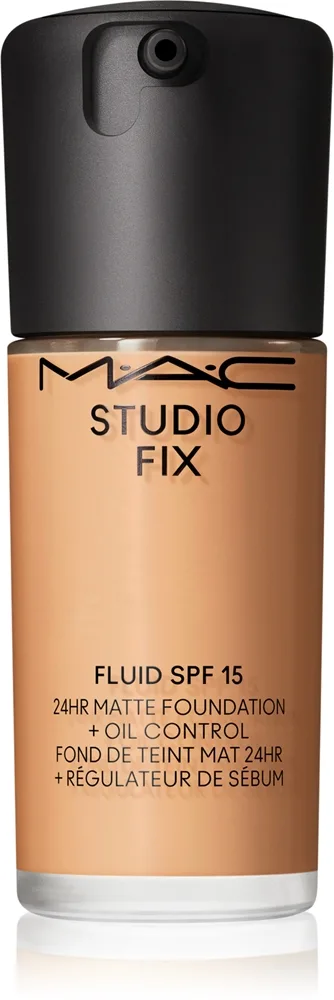 MAC Cosmetics Studio Fix Fluid SPF 15 24HR Matte Foundation + Oil Control - Тональная основа матирующая SPF 15 оттенок NC37, 30 ml