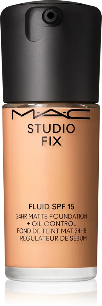 MAC Cosmetics Studio Fix Fluid SPF 15 24HR Matte Foundation + Oil Control - Тональная основа матирующая SPF 15 оттенок NW18, 30 ml