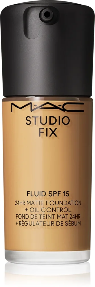 MAC Cosmetics Studio Fix Fluid SPF 15 24HR Matte Foundation + Oil Control - Тональная основа матирующая SPF 15 оттенок C45, 30 ml
