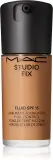 MAC Cosmetics Studio Fix Fluid SPF 15 24HR Matte Foundation + Oil Control - Тональная основа матирующая SPF 15 оттенок NC45.5, 30 ml — фото 1