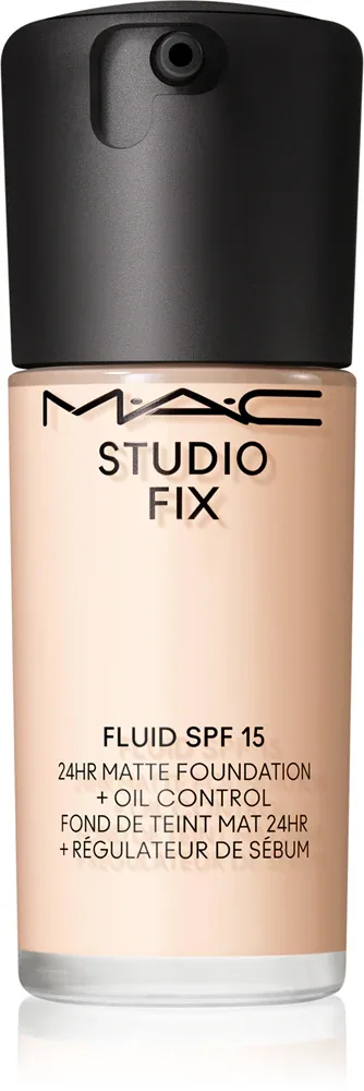 MAC Cosmetics Studio Fix Fluid SPF 15 24HR Matte Foundation + Oil Control - Тональная основа матирующая SPF 15, 30 мл, оттенок NW5