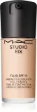 MAC Cosmetics Studio Fix Fluid SPF 15 24HR Matte Foundation + Oil Control - Тональная основа матирующая SPF 15, 30 мл, оттенок NC10 — фото 1