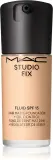 MAC Cosmetics Studio Fix Fluid SPF 15 24HR Matte Foundation + Oil Control - Тональная основа матирующая SPF 15, 30 мл, оттенок NC16 — фото 1
