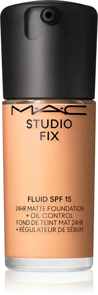 MAC Cosmetics Studio Fix Fluid SPF 15 24HR Matte Foundation + Oil Control - Тональная основа матирующая SPF 15, 30 мл, оттенок NW22