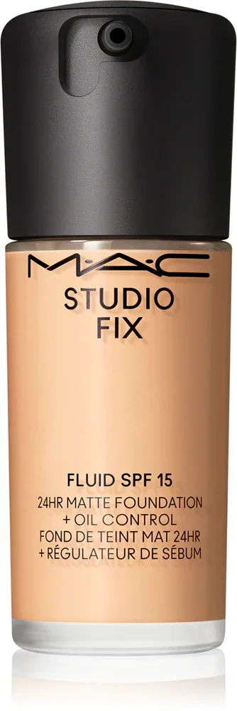 MAC Cosmetics Studio Fix Fluid SPF 15 24HR Matte Foundation + Oil Control - Тональная основа матирующая SPF 15, 30 мл, оттенок NC17
