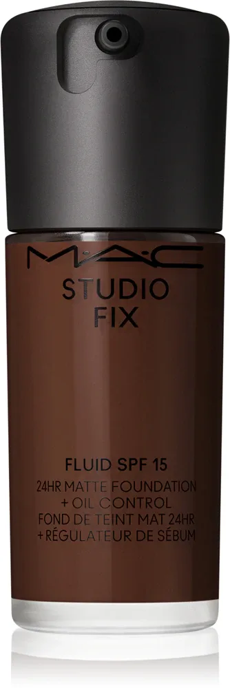 MAC Cosmetics Studio Fix Fluid SPF 15 24HR Matte Foundation + Oil Control - Тональная основа матирующая SPF 15, 30 мл, оттенок NW57