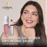 L’Oreal Paris Plump Ambition - Блеск для губ с гиалуроновой кислотой, придающий объем оттенок 390 Cherry Cherie, 5 ml — фото 7