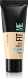 MAYBELLINE NEW YORK Fit Me! Matte+Poreless - Матирующий тональный крем для нормальной и жирной кожи, 30 мл, оттенок 110 Porcelain — фото 1