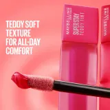 MAYBELLINE NEW YORK SuperStay Teddy Tint - Товар: стойкая помада с матовым эффектом оттенок 30 Coquettish, 5 ml — фото 4