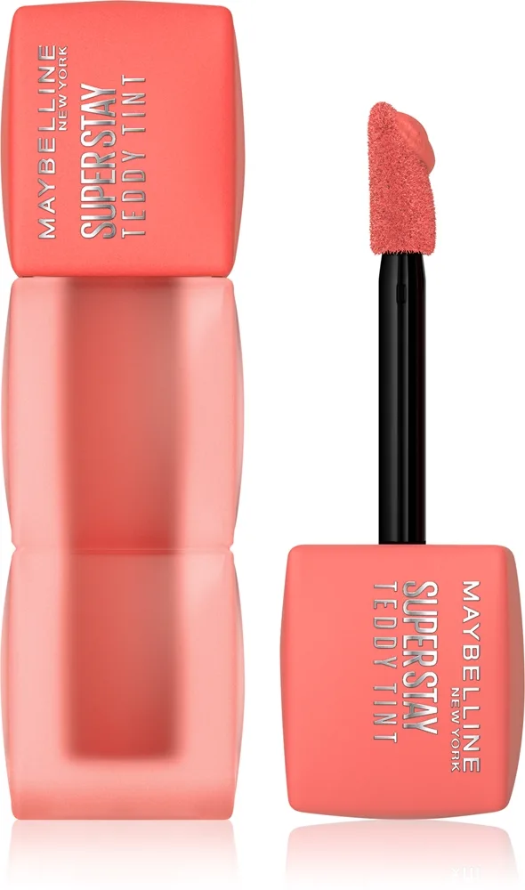 MAYBELLINE NEW YORK SuperStay Teddy Tint - Товар: стойкая помада с матовым эффектом оттенок 25 Baby Tee, 5 ml