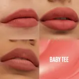 MAYBELLINE NEW YORK SuperStay Teddy Tint - Товар: стойкая помада с матовым эффектом оттенок 25 Baby Tee, 5 ml — фото 3