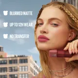 MAYBELLINE NEW YORK SuperStay Teddy Tint - Товар: стойкая помада с матовым эффектом оттенок 50 Wild at Heart, 5 ml — фото 7