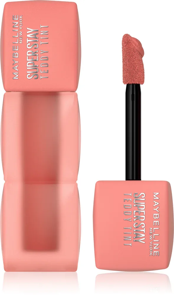 MAYBELLINE NEW YORK SuperStay Teddy Tint - Товар: стойкая помада с матовым эффектом, 5 мл, оттенок 10 Current Mood