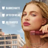 MAYBELLINE NEW YORK SuperStay Teddy Tint - Товар: стойкая помада с матовым эффектом, 5 мл, оттенок 10 Current Mood — фото 7