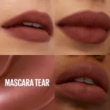 MAYBELLINE NEW YORK SuperStay Teddy Tint - Товар: стойкая помада с матовым эффектом, 5 мл, оттенок 20 Mascara Tear — фото 3