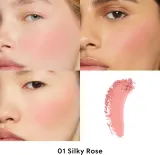 Gucci Gucci Beauty Blush De Beaute - Пудровая румяна оттенок 01 Silky Rose, 5 g — фото 3