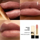 Yves Saint Laurent Rouge Pur Couture - Помада для женщин P22 Rose Celebration, оттенок N3 Nude Decolette — фото 4
