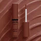 NYX Professional Makeup Butter Gloss - Блеск для губ оттенок 51 Brownie Drip, 8 ml — фото 2