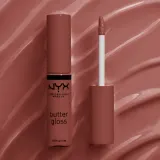 NYX Professional Makeup Butter Gloss - Блеск для губ, 8 мл, оттенок 16 Praline — фото 2