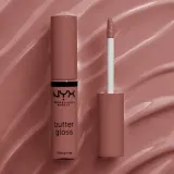 NYX Professional Makeup Butter Gloss - Блеск для губ, 8 мл, оттенок 47 Spiked Toffee — фото 2