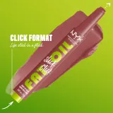 NYX Professional Makeup Fat Oil Slick Click - Тонирующий бальзам для губ оттенок, 2 g — фото 5