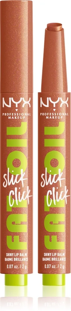 NYX Professional Makeup Fat Oil Slick Click - Тонирующий бальзам для губ оттенок 06 Hits Different, 2 g