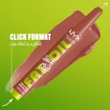 NYX Professional Makeup Fat Oil Slick Click - Тонирующий бальзам для губ оттенок Verified, 2 g — фото 5
