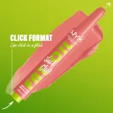 NYX Professional Makeup Fat Oil Slick Click - Тонирующий бальзам для губ оттенок Story Or Post, 2 g — фото 5