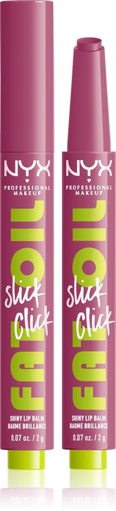 NYX Professional Makeup Fat Oil Slick Click - Тонирующий бальзам для губ оттенок 07 DM Me, 2 g