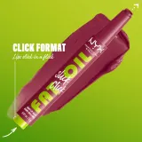 NYX Professional Makeup Fat Oil Slick Click - Тонирующий бальзам для губ оттенок In The Drafts, 2 g — фото 5