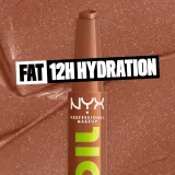 NYX Professional Makeup Fat Oil Slick Click - Тонирующий бальзам для губ оттенок Feedworthy, 2 g — фото 6