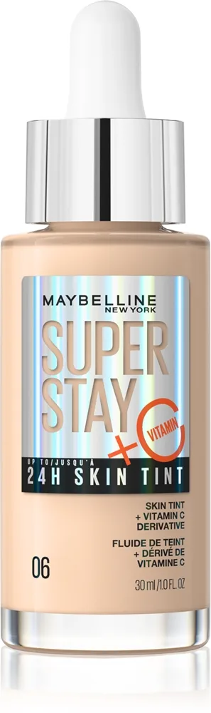 MAYBELLINE NEW YORK SuperStay Vitamin C Skin Tint - Сыворотка для выравнивания тона кожи оттенок 06, 30 ml