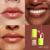NYX Professional Makeup Fat Oil Lip Drip - Масло для губ, 4 мл, оттенок Splash Of Cream — фото 4