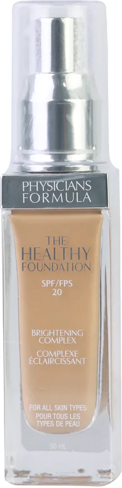 Physicians Formula The Healthy Foundation - Розово-светящий кремовый тональный флюид с SPF 20, 30 мл, оттенок Medium Warm 2